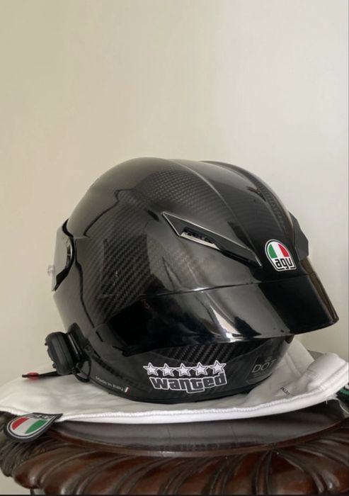 Agv Pista Gp RR + Cardo Intercom- Tamanho L