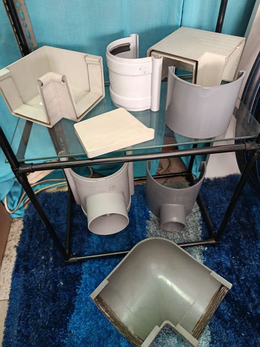 Acessórios caleiras PVC
