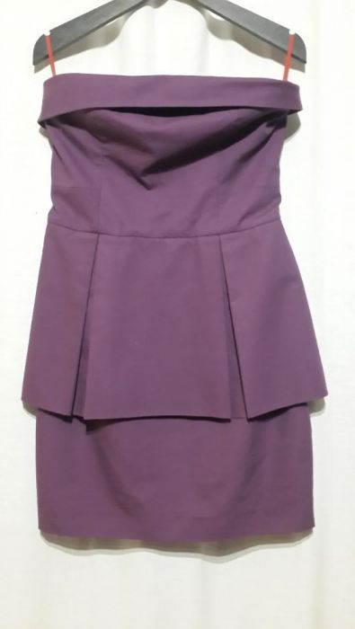 Sukienka wizytowa, elegancka, bez ramiączek TIFFI