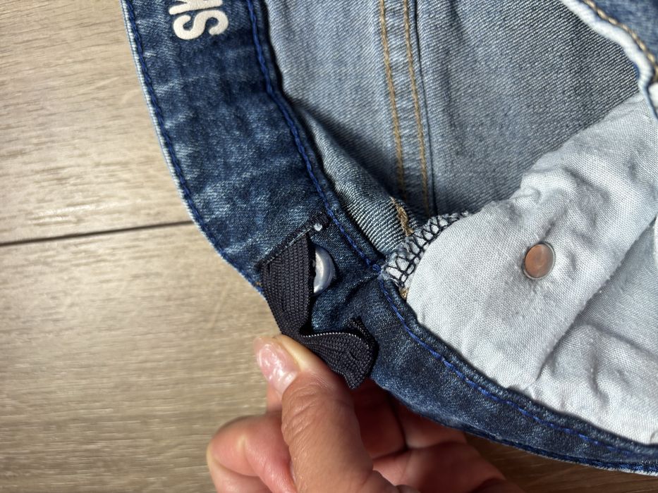 Jeansy NEXT 146 dlugie spodnie jeansowe skinny