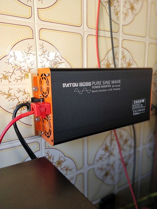 Inversor Onda Senoidal Pura 12/24/230V — 1000W / 1500W / 2000W + LCD