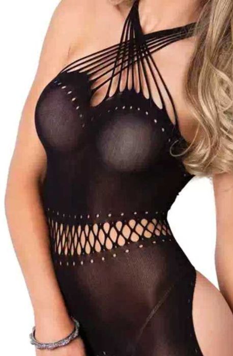 B004 seksowna bielizna bodystocking komplet erotyczny XS/2XL