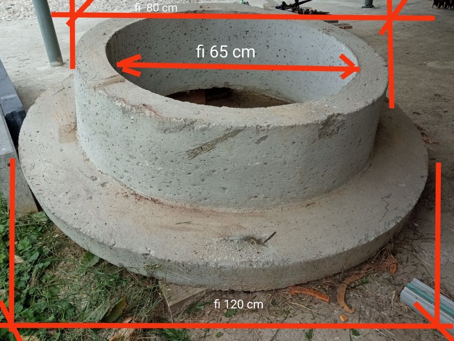 Pokrywa betonowa studzienki kanalizacyjne