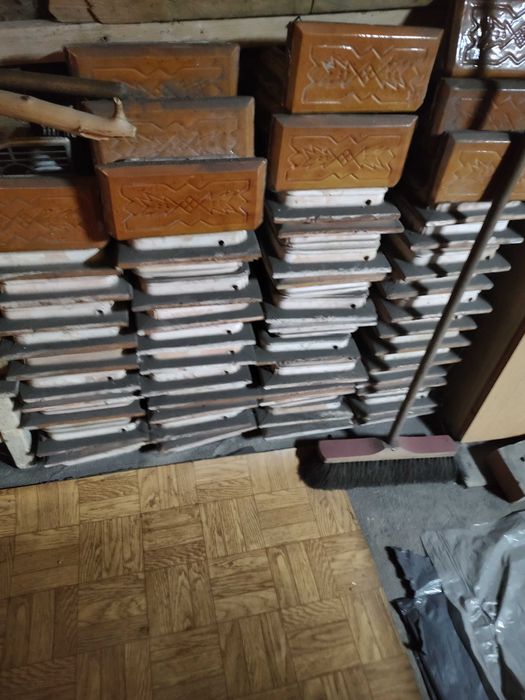 Kafle do pieca nowe wypalane 20zl za sztuke