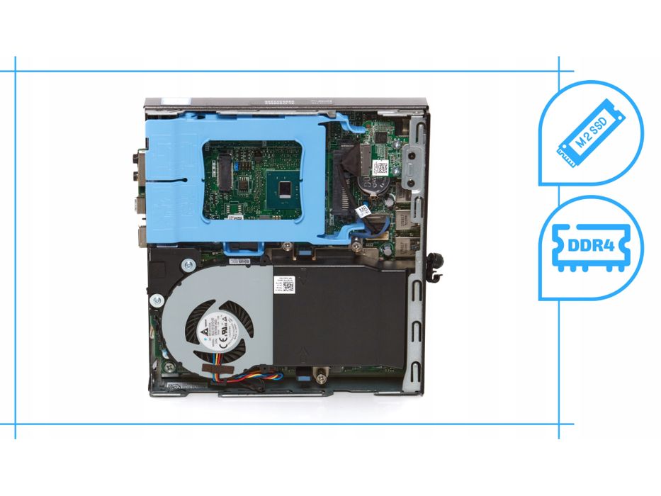 komputer mini pc dell tiny i7 6gen 16gb ddr4 1tb ssd win10 pro szybki