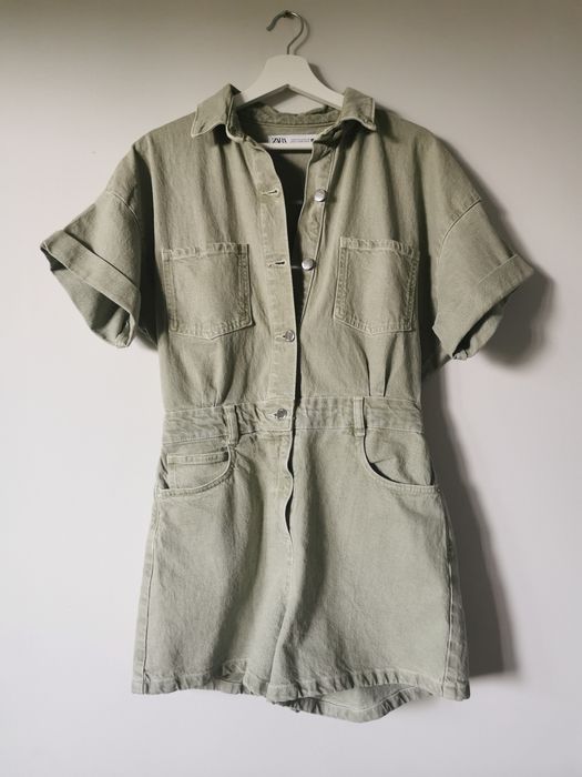 Jasnozielony kombinezon Zara