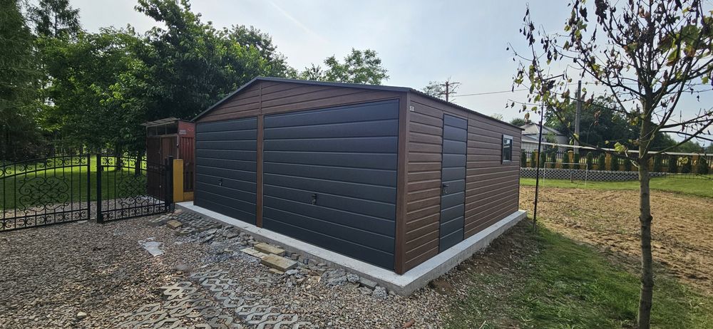 GARAŻ Drewnopodobny Hala Wiata Rolnicza Budka ogrodowa Carport Blaszak