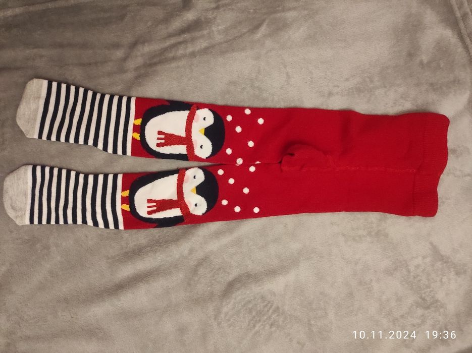 Колготки для дівчинки новорічні