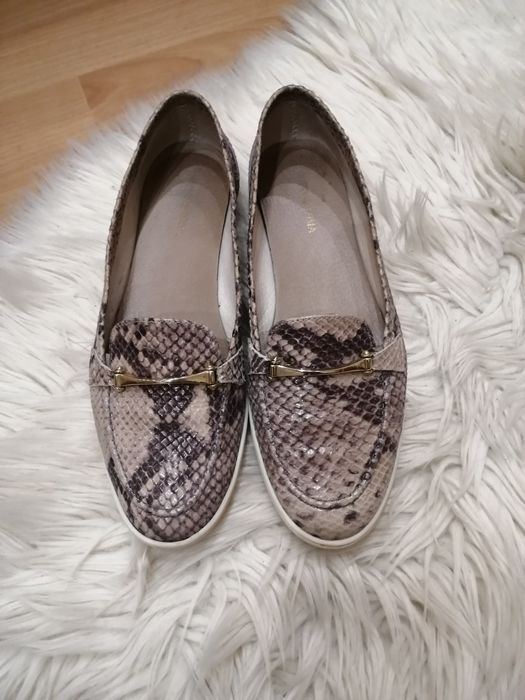 Hiszpańskie skórzane buty rozm. 38