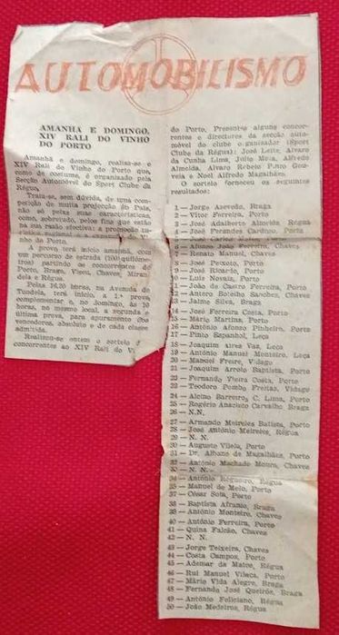 Tenho estes 3 Recortes de Jornal anos 70