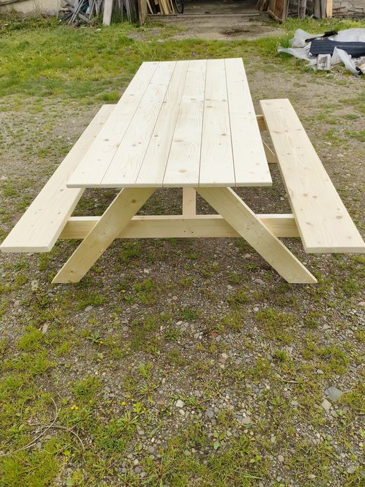 Стіл садовий лавка