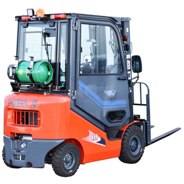 Widlak Spalinowy Heli LPG 1,8T 5,0M Kabina Pełna Wózek widłowy Nowy