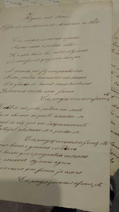 Sonetos Antigos Manuscritos vários 6 unidades ver fotos