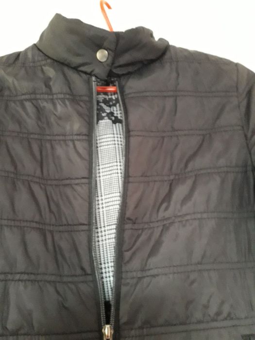 Kurtka damska S M czarna pikowana women jesienna wiosenna