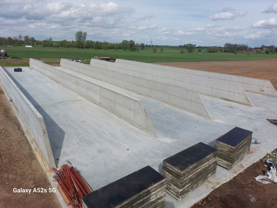 Budowa silosów, płyt obornikowych