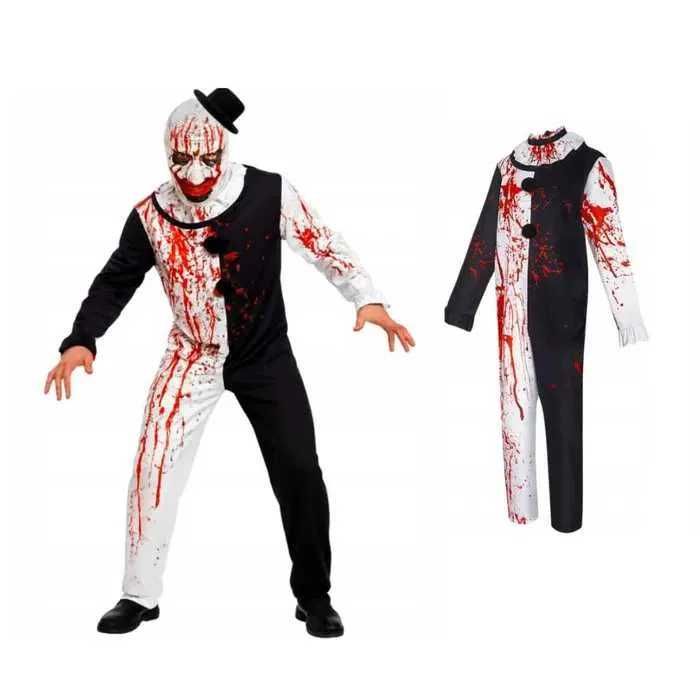 TERRIFIER – Strój Halloweenowy Kostium Klaun Błazen 170-176 cm  (M/L)