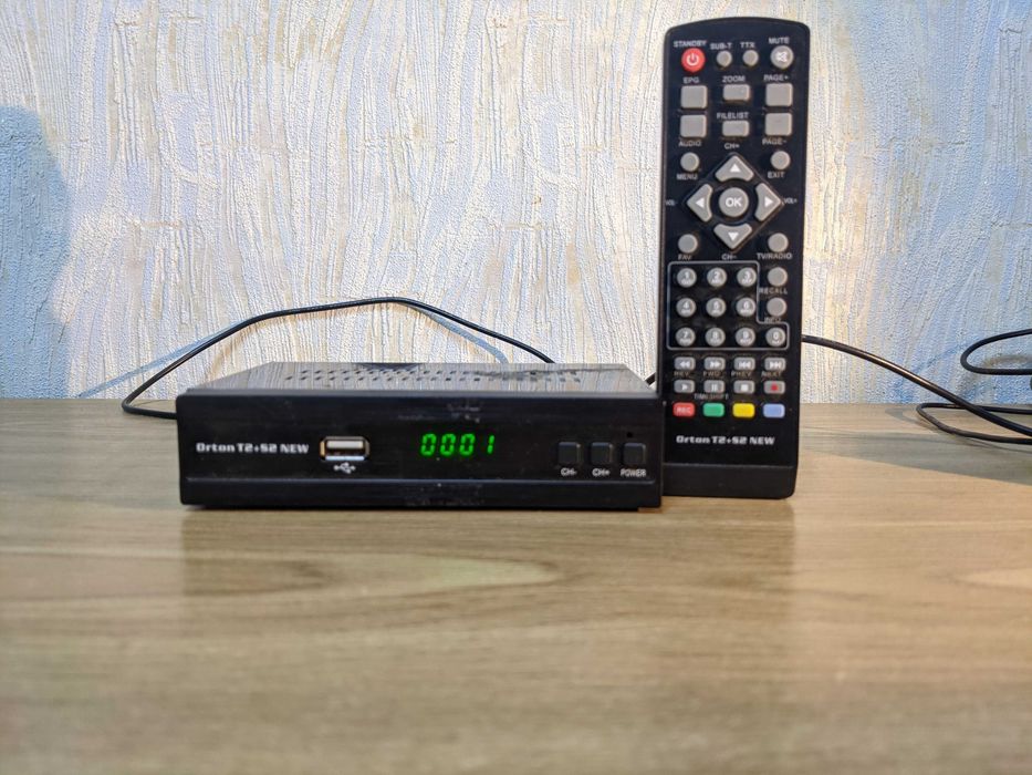 Orton T2 S2 New тюнер T2 плюс супутниковий Прошитий - купив і дивись