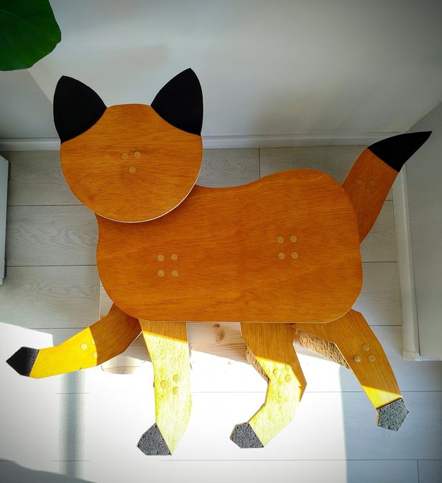 Legowisko drapak dla kota rękodzieło