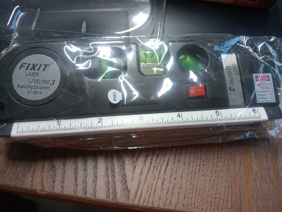 Nível Laser 4-em-1 Fixit Levelpro3 (Novo) – Medição de Precisão
