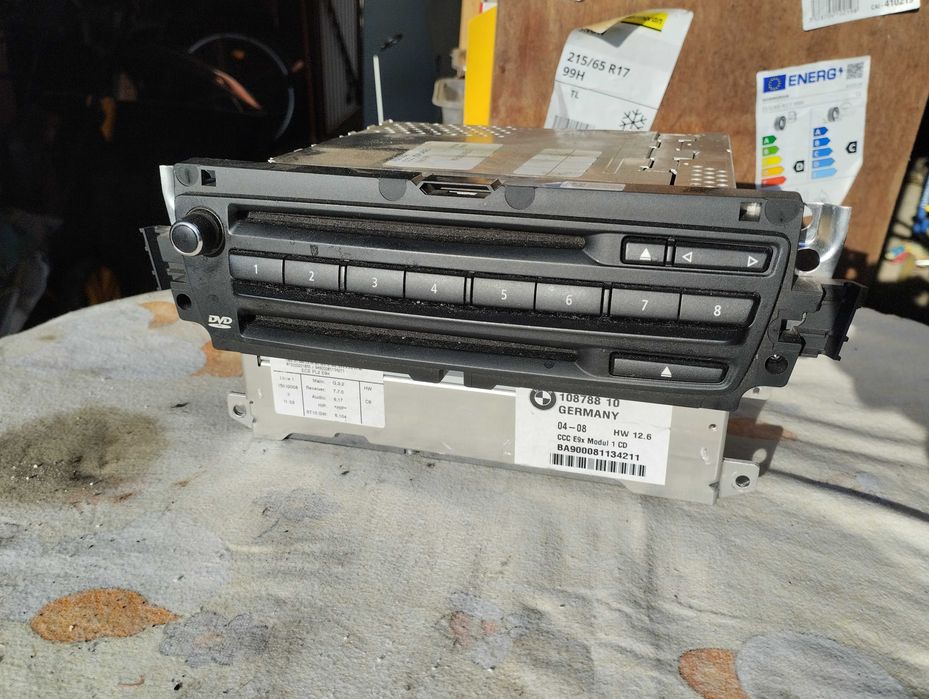 BMW 3 E90 E91 Panel Radioodtwarzacz CD/DVD/GPS Duża nawigacja 9185536