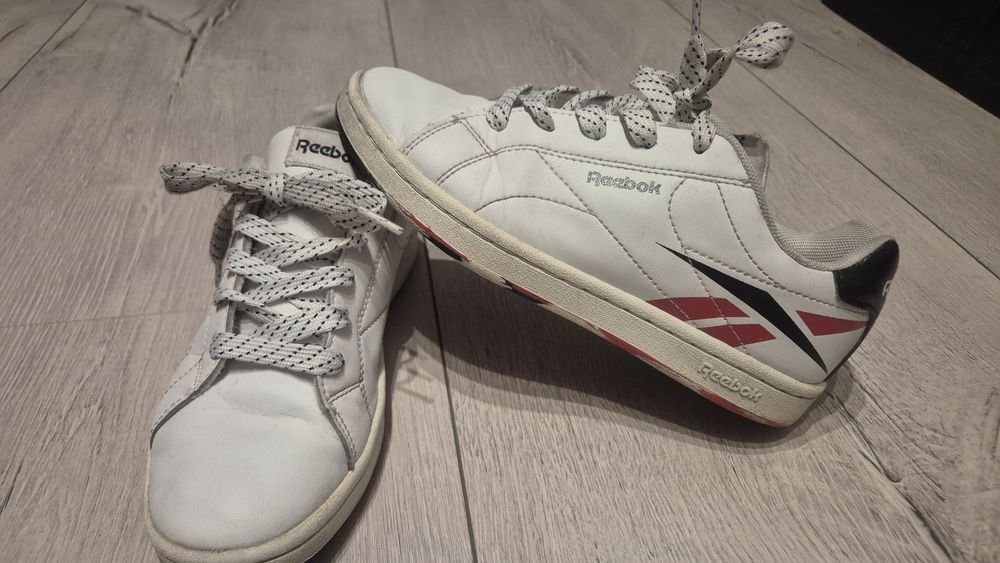 Sneakersy białe reebok buty