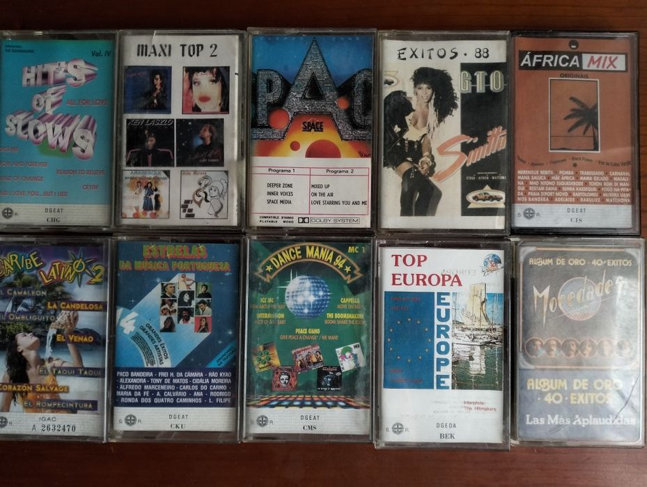 Antigas K'7s de música