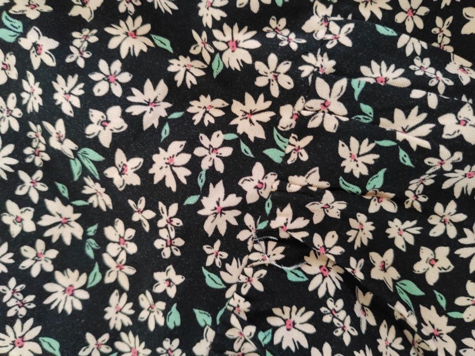 Spódnica letnia mini rozkloszowana czarna