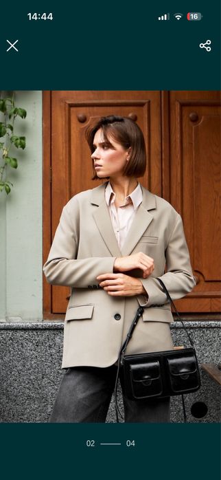 Оливковий піджак Stimma