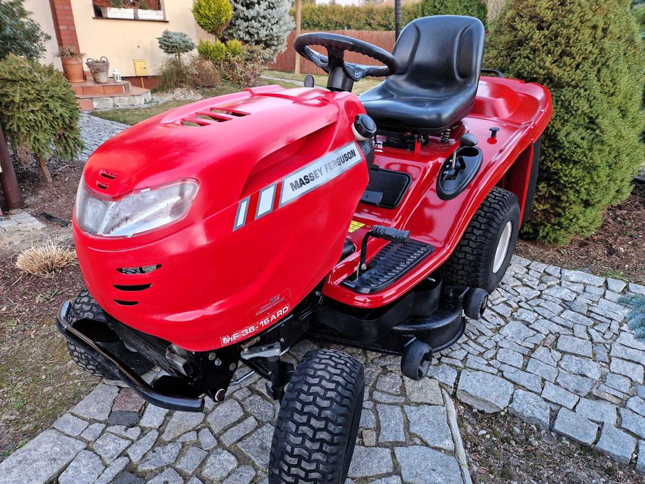 Traktorek kosiarka Massey Ferguson 36-16ARD B&S16 KM - pompa oleju!!