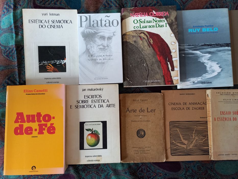 Lote Livros Poesia Filosofia Romance