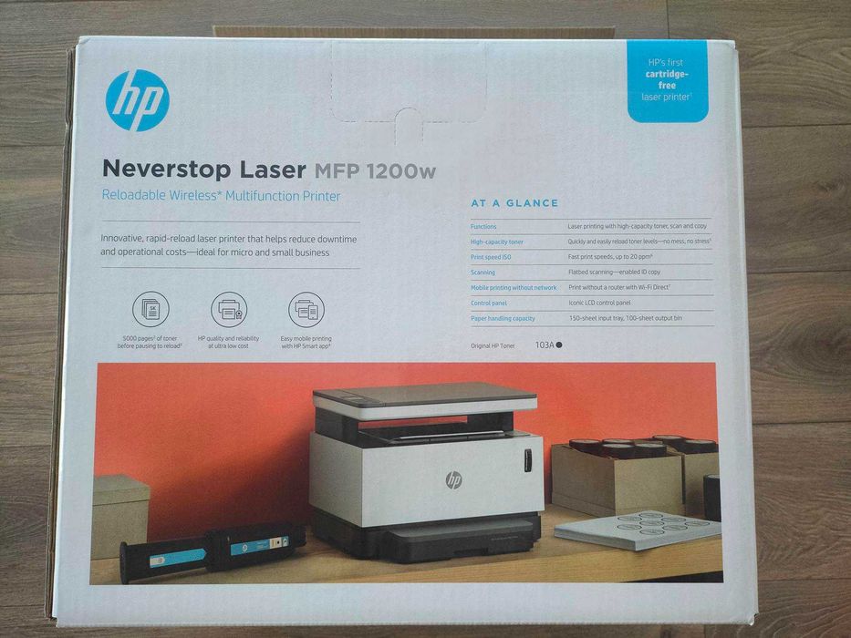 Drukarka laserowa HP Neverstop Laser MFP 1200w