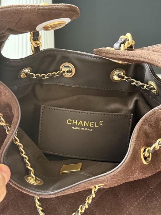 Torebka Chanel S25 Brown Suede