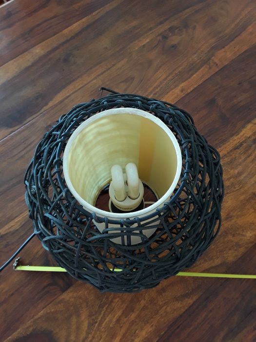 Candeeiro redondo de mesa de cabeceira