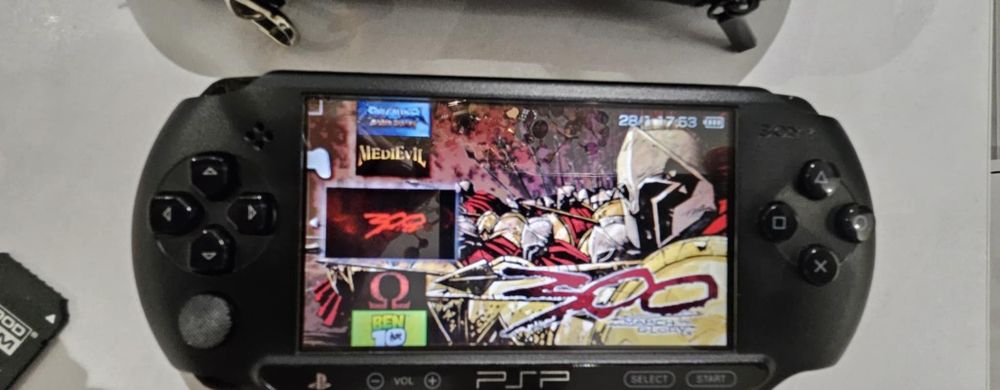 PSP e1004 CFW ARK-4 32gb masa gier, Jeden właściciel jak nowa! Rarytas