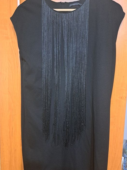 Sukienka czarna bez rękawów
