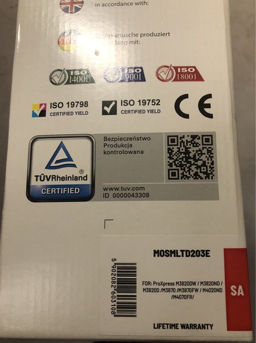 Toner Samsung MLT-D203E ProXpress, 10.000 stron