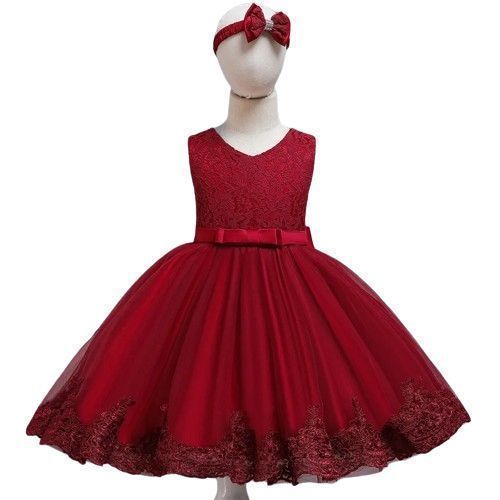 Sukienka Dziewczęca z Opaską – Idealna na Wesele i Przyjęcia - 120