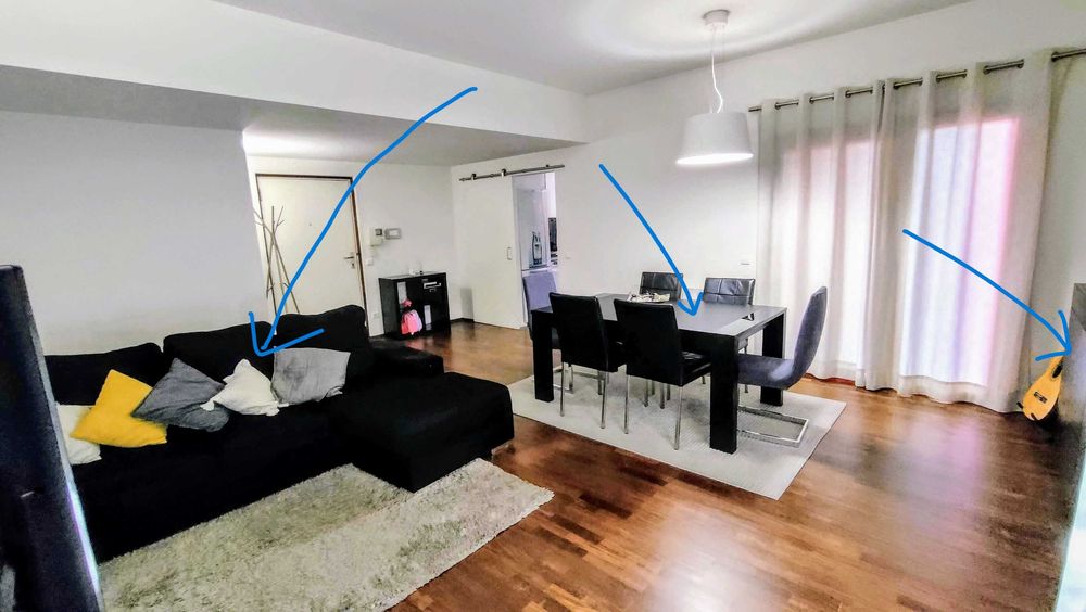 Mobília de sala (mesa de jantar + aparador)