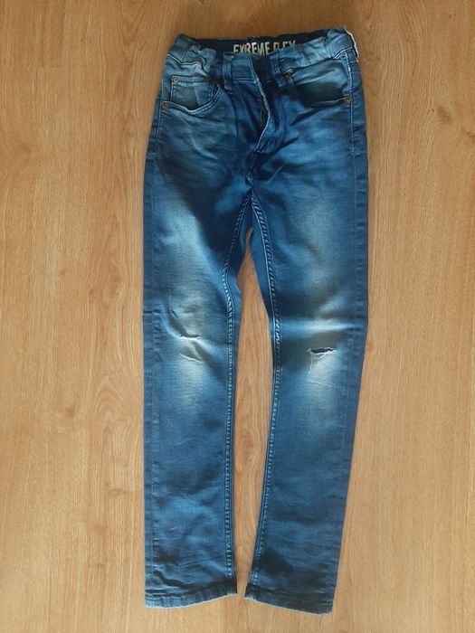 Jeansy rurki h&m r.128