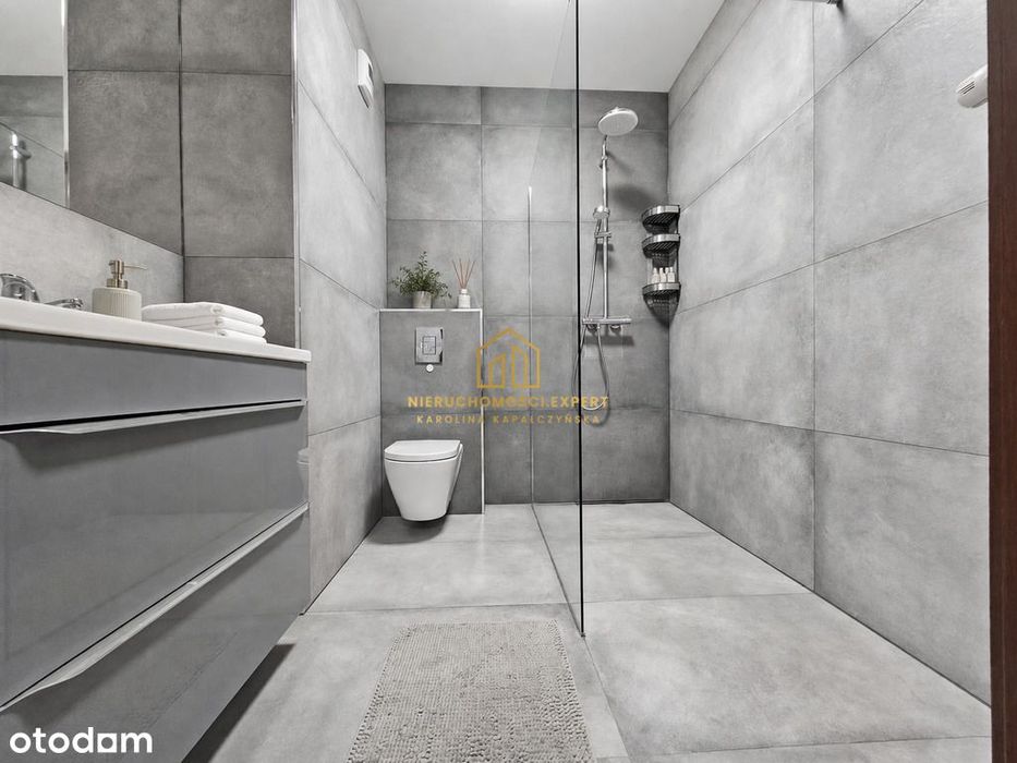 Nowoczesne 50 m²  balkon 12m²  | piętro 2 pokoje