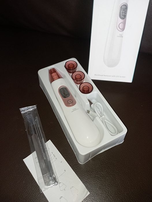 Вакуумный Очиститель Пор Лица + Прибори Для Пилинга Алмазной Микродерм