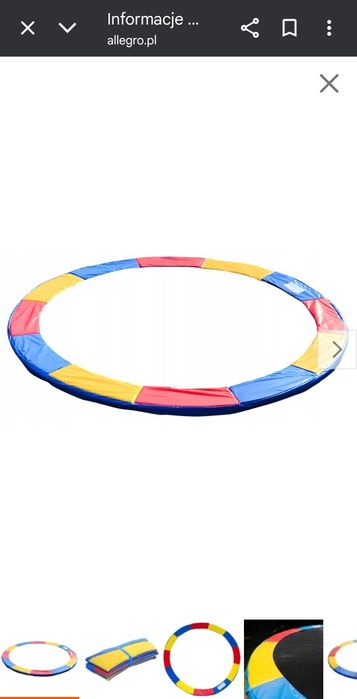 Osłona na sprężyny trampoliny.