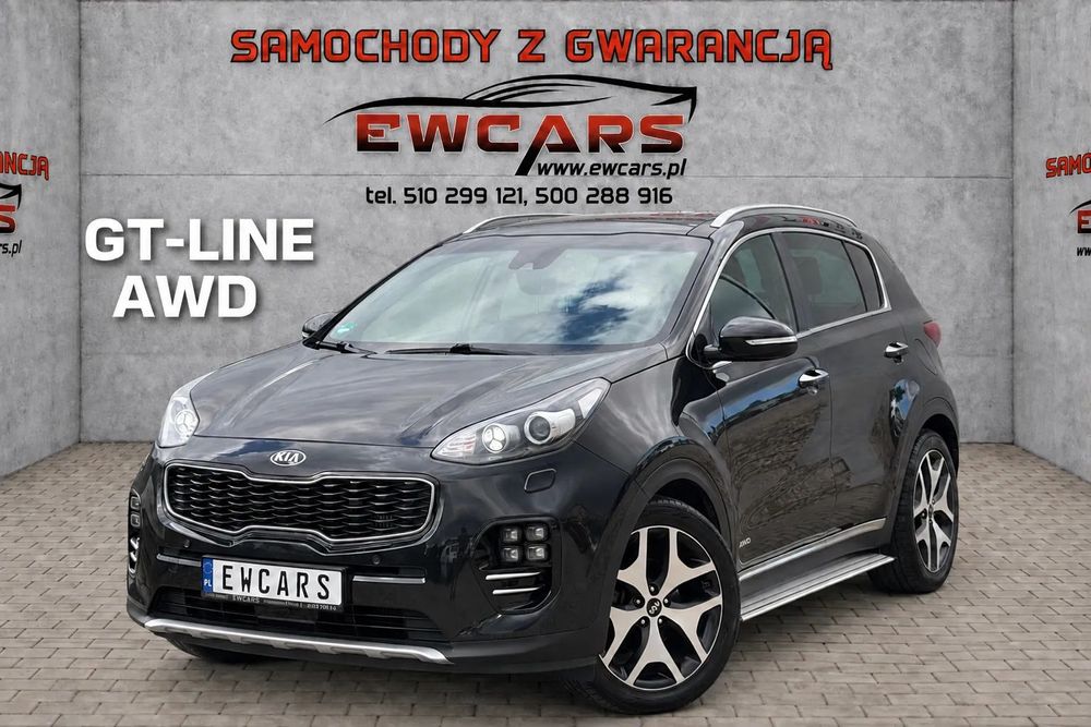 Kia Sportage GT-Line 2.0 184KM |AWD | Panorama | Bi-Xenon | RADAR | Kamera OPŁACONY