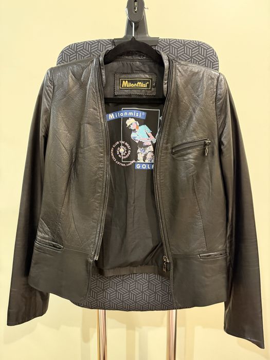 Шкіряна куртка-косуха M/L