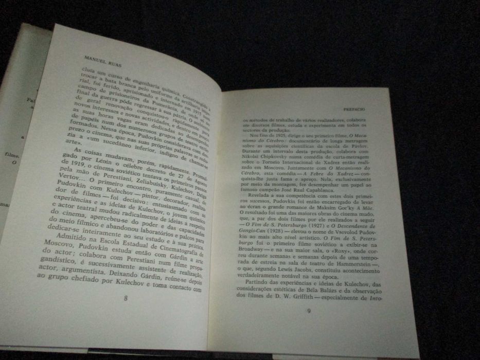 Livro Argumento e Realização Vsevolod Pudovkin