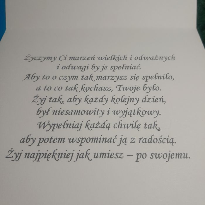 50 urodziny kartka