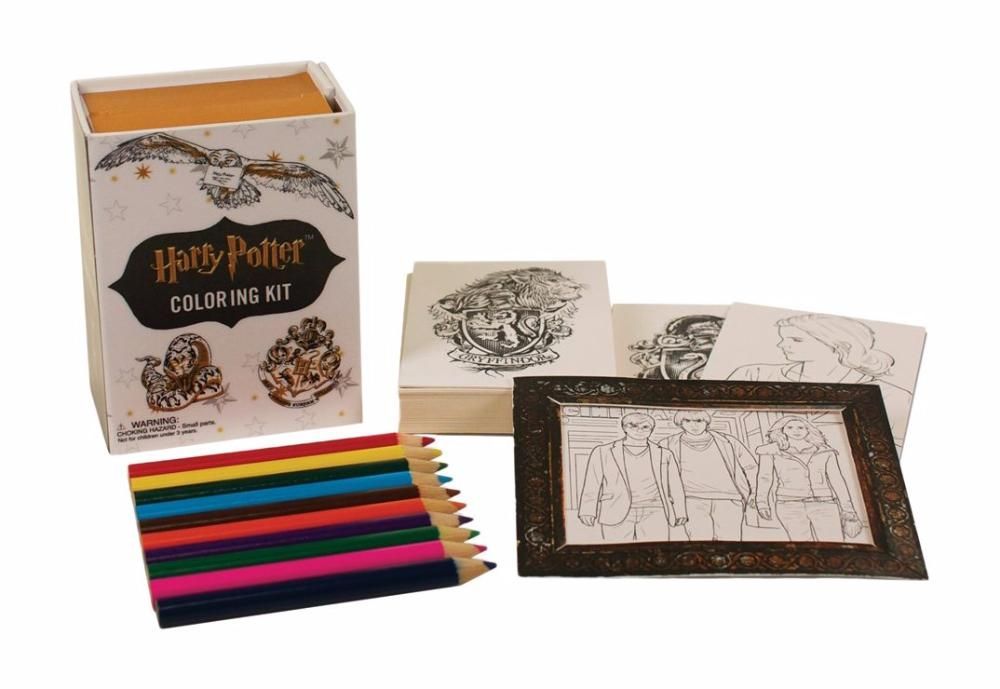 Harry Potter - conjunto colorir Running Press [1.ª ed] - NOVO SELADO