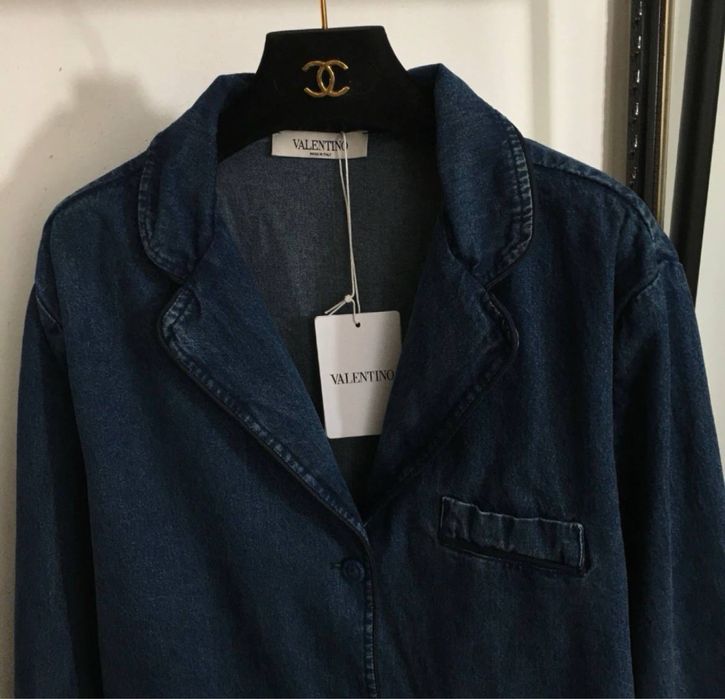 Жіночий джинсовий костюм жакет та джинси