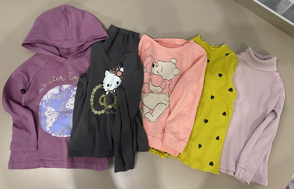 Лот із водолазок та кофтинок для дівчинки Carter’s, Hello Kitty
