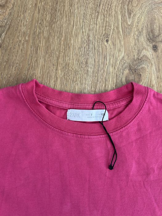 Różowy T-Shirt ZARA Rozmiar 122